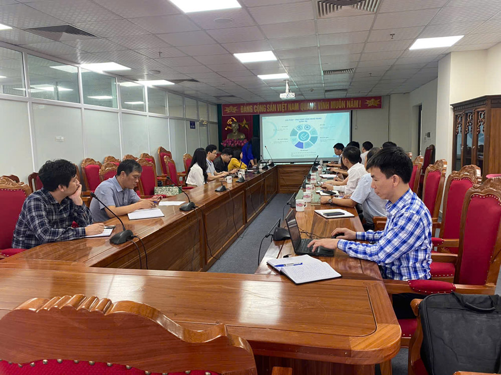 Sở Khoa học và Công nghệ làm việc với Công ty cổ phần Công nghệ và Truyền thông VTC Netviet