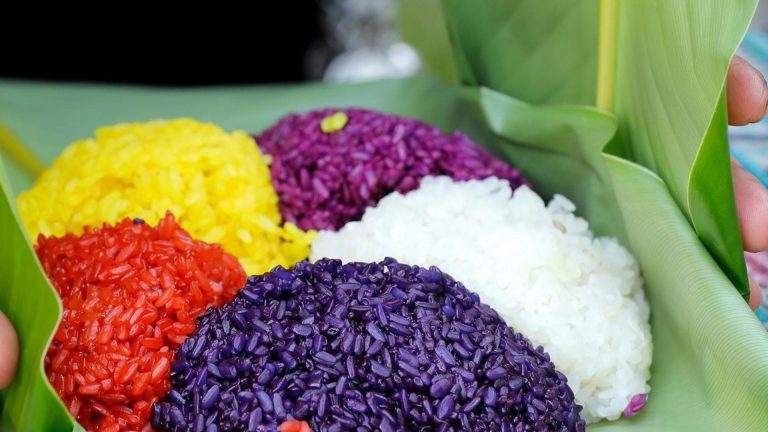 Xôi đăm đeng màu sắc: Nét đẹp văn hóa ẩm thực của người Tày