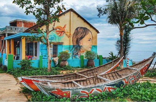 Làng bích họa Tam Thanh - “Bảo tàng tranh” rực rỡ, sống động 29