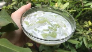 Bánh lọt trái dừa – món giải khát thanh mát của miền sông nước 17