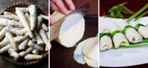 Độc đáo hương vị đắng ngọt của Măng vầu cuốn thịt  9