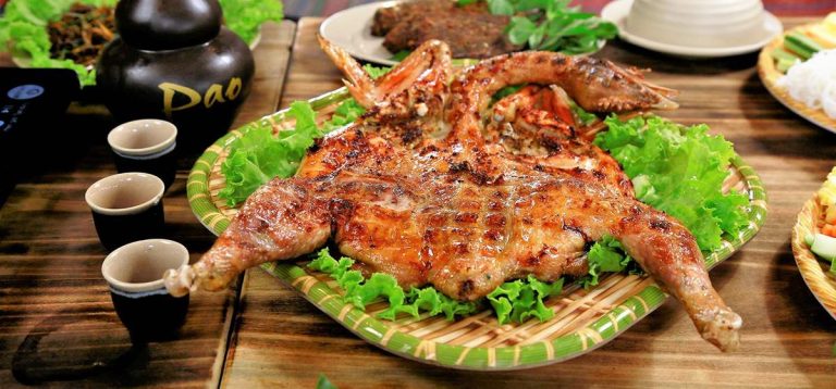 Gà nướng mắc khén – Tinh hoa ẩm thực dân tộc Thái ở Điện Biên