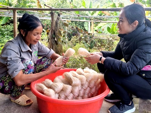 Ðậm đà hương vị miến dong Nguyên Bình